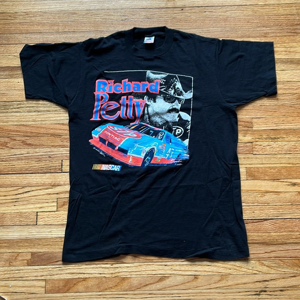 Vintage Richard Petty Nascar T-Shirt / 1992 / Large / Single Stitch